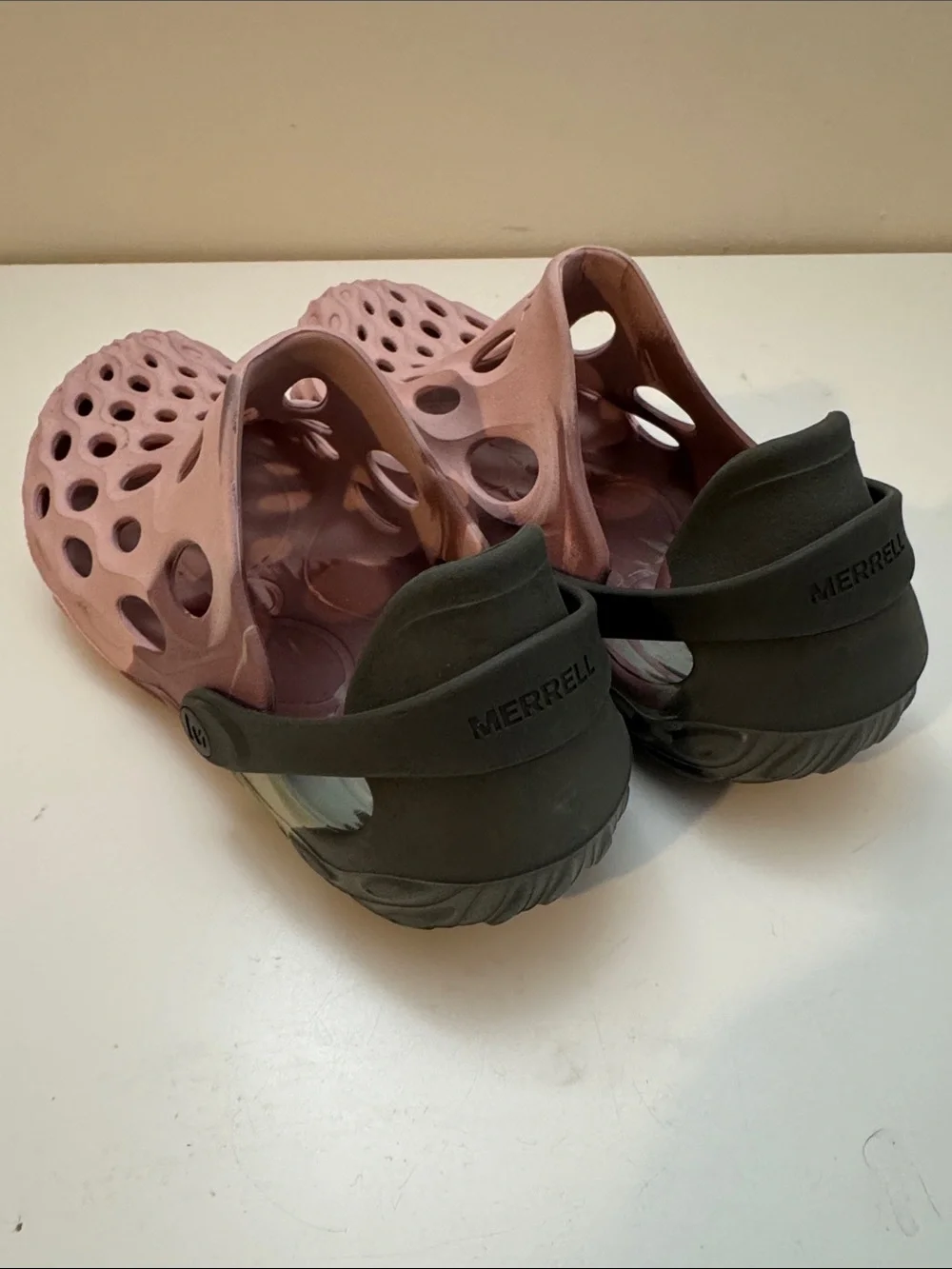 Merrell Women’s Aqua Moc with Black Heel Strap - Picture 3 of 5